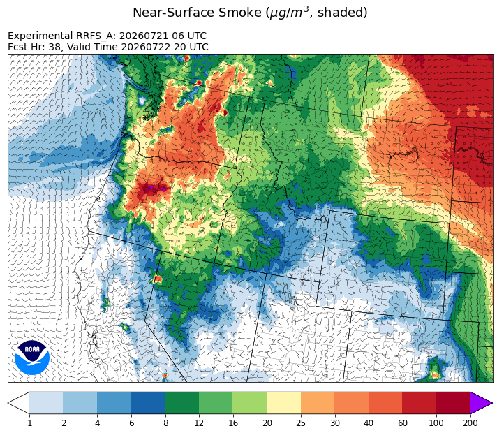 HRRR Smoke Model